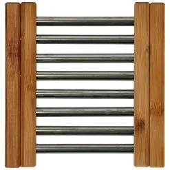 Onderzetter RVS Met Bamboe 21,5 X 22 Cm 11 Onderzetter RVS Met Bamboe 21,5 X 22 Cm -Keukengerei Verkoop 09aa155db1f1021c294f9f968970e802