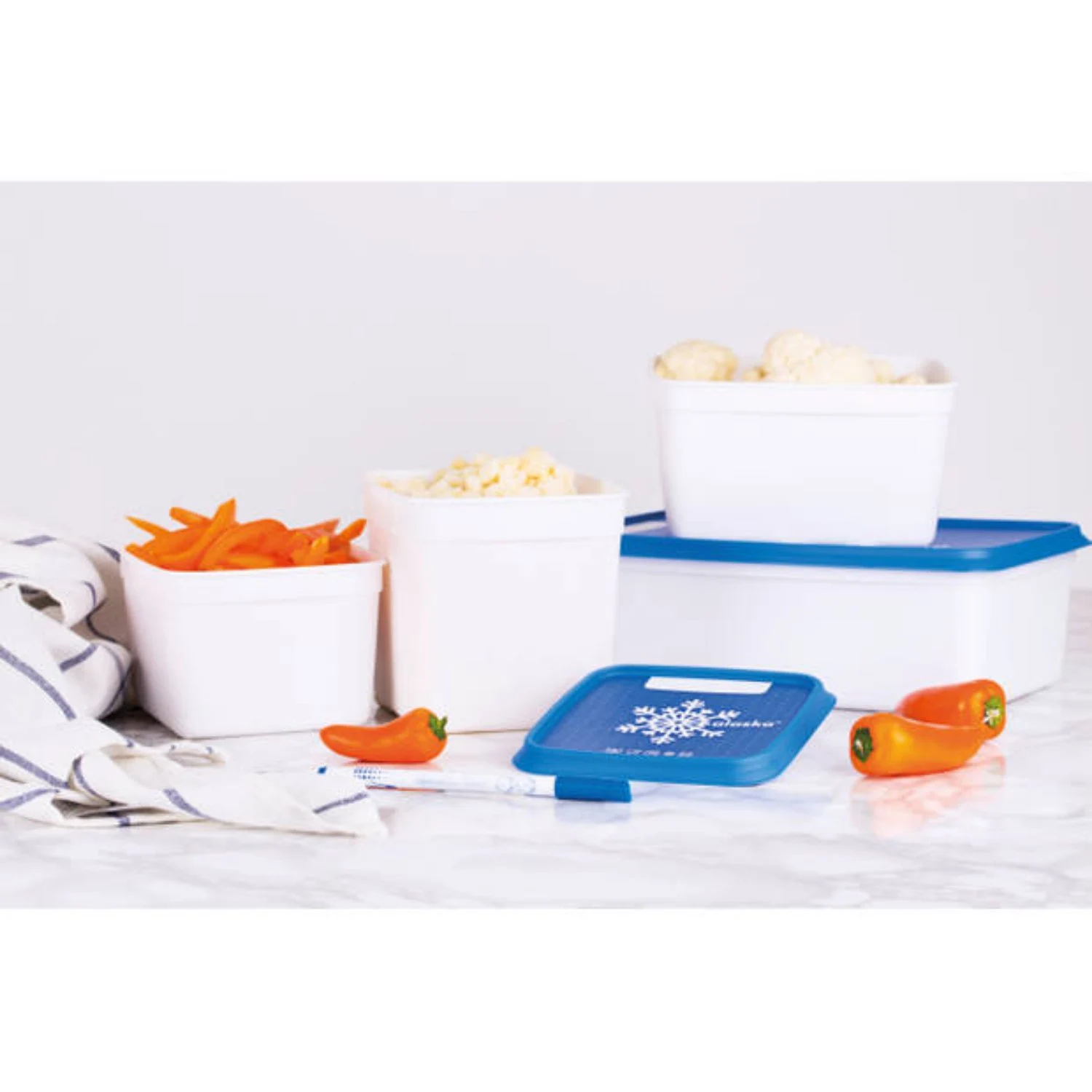 Merkloos Diepvriesdoos Alaska 750 Ml 3 Stuks 4 Merkloos Diepvriesdoos Alaska 750 Ml 3 Stuks - Afbeelding 4