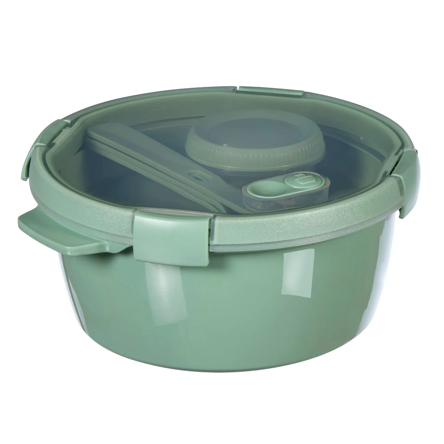 Curver Smart To Go Eco Lunchset Rond 1,6L 1 Curver Smart To Go Eco Lunchset Rond 1,6L
