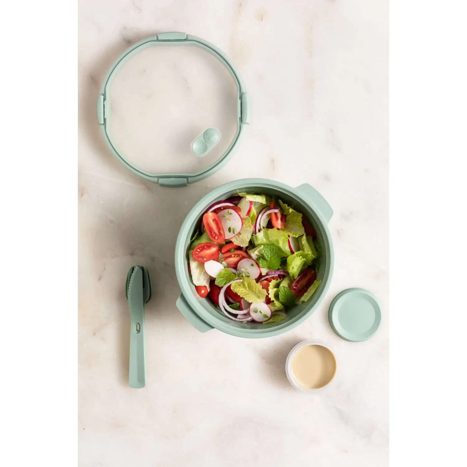 Curver Smart To Go Eco Lunchset Rond 1,6L 3 Curver Smart To Go Eco Lunchset Rond 1,6L - Afbeelding 3