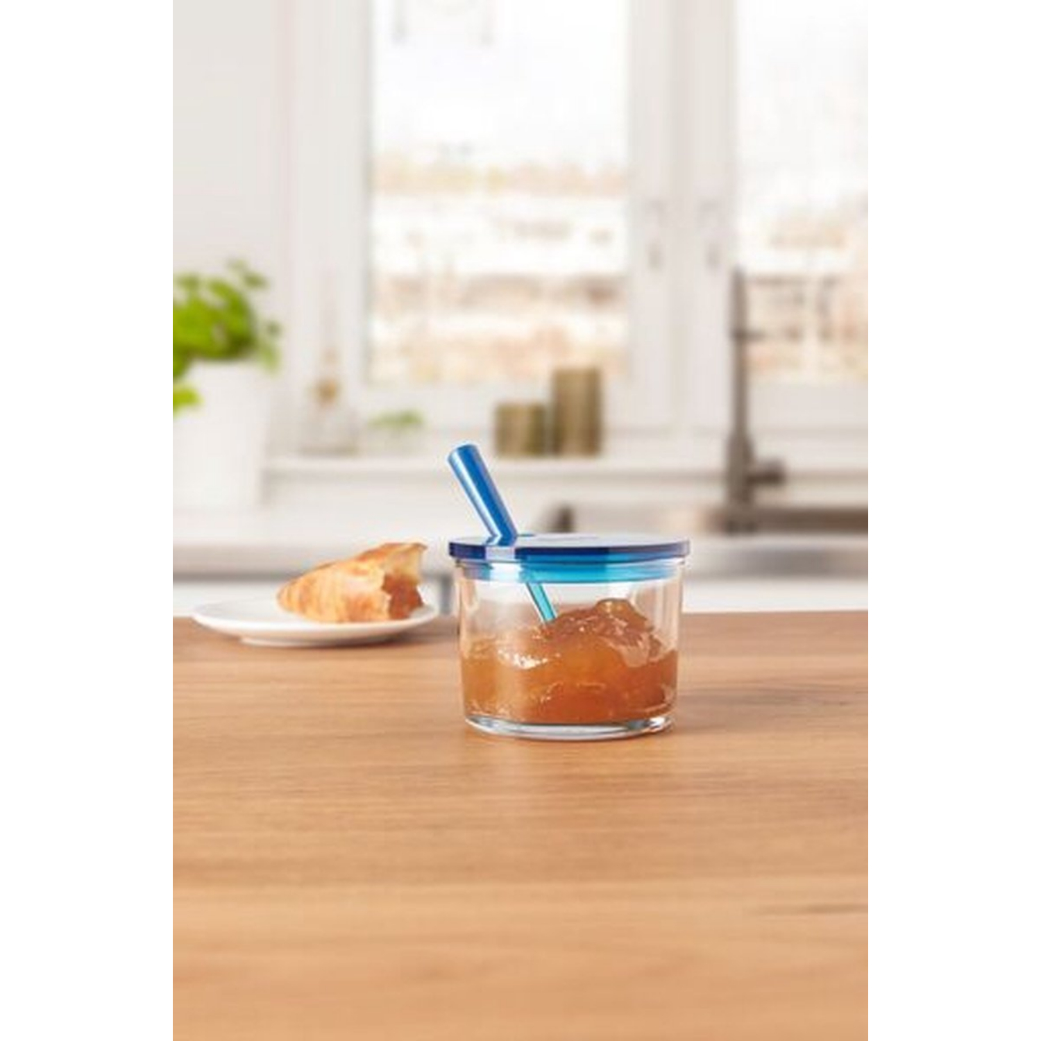 Montana Jampot Met Lepel Blauw 3 Montana Jampot Met Lepel Blauw - Afbeelding 3