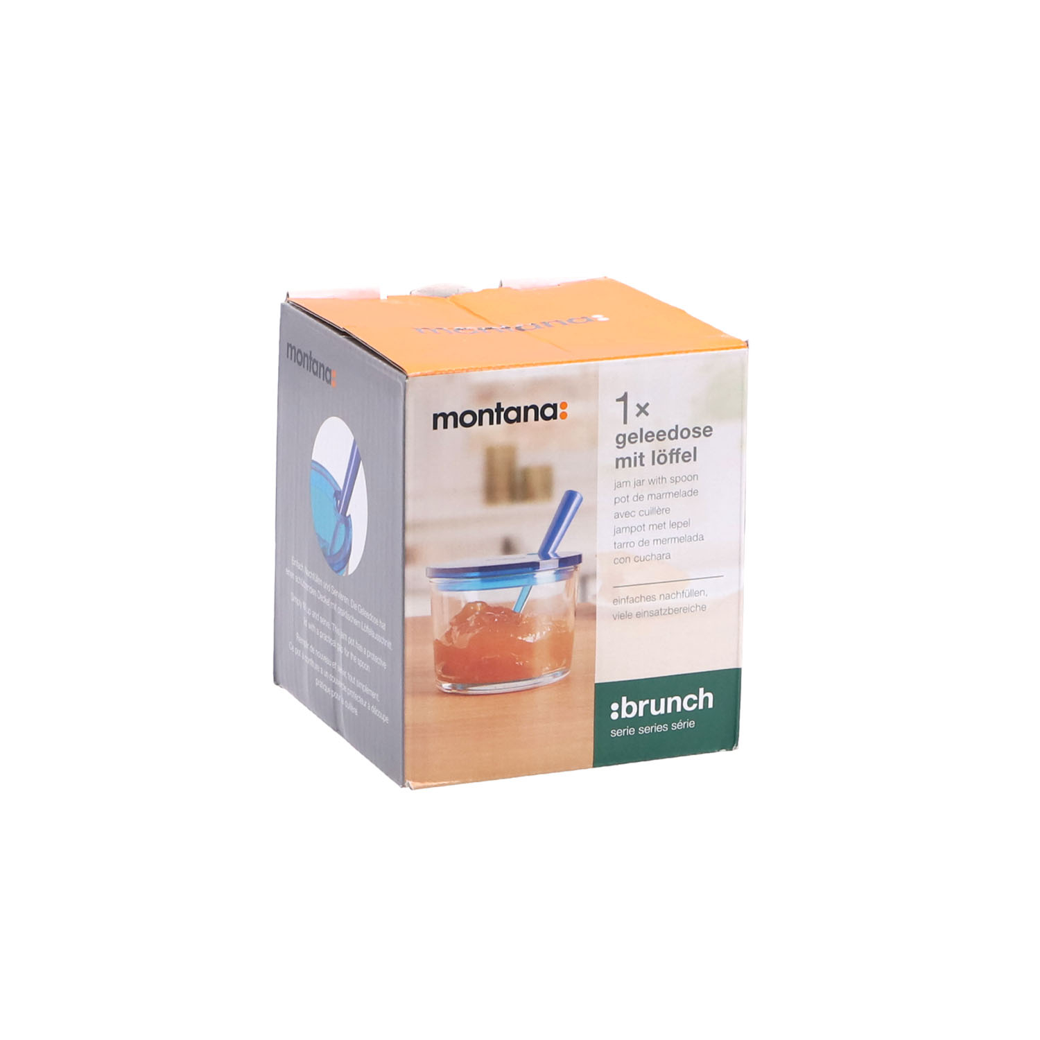 Montana Jampot Met Lepel Blauw 4 Montana Jampot Met Lepel Blauw - Afbeelding 4