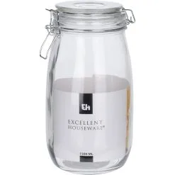 Excellent Houseware Voorraadpot Met Deksel 1,5 L