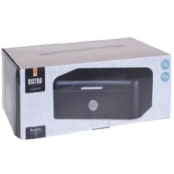 Excellent Houseware Broodtrommel Metaal Zwart42 X 22 X 16 Cm -Keukengerei Verkoop 101 1970 2 1