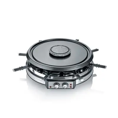 Severin Raclette Fondue & Gourmet Combinatie 8-persoons RG 2348 2 Severin Raclette Fondue & Gourmet Combinatie 8-persoons RG 2348 - Afbeelding 2
