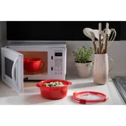 Curver Smart Magnetron Eco Vershoudbakje 1,6 L Rond Rood -Keukengerei Verkoop 101 3117 3 1