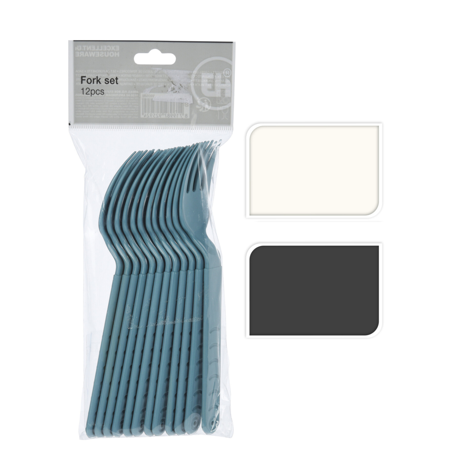 Excellent Houseware Vorkenset 18,5 Cm 12 Stuks 1 Excellent Houseware Vorkenset 18,5 Cm 12 Stuks