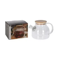 Excellent Houseware Theepot Borosilcaat 1 L -Keukengerei Verkoop 101 7884 3 1