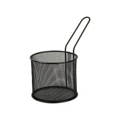 Gusta Frietmandje 9,3 X 8 Cm Mat Zwart
