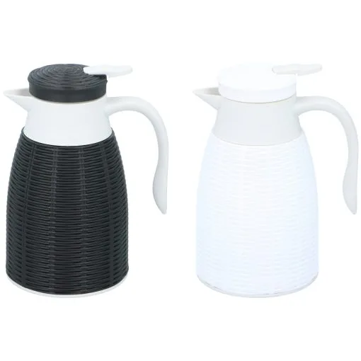 Alpina Isoleerkan 1L 2 Assorti Zwart Wit -Keukengerei Verkoop 101 8572 1