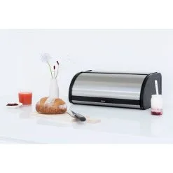 Brabantia Broodtrommel Met Schuifdeksel Mat Staal -Keukengerei Verkoop 101 9445 5 1