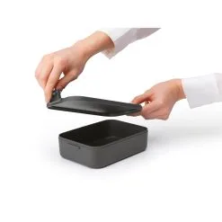 Brabantia Make En Take Lunchbox Medium Donkergrijs 8 Brabantia Make En Take Lunchbox Medium Donkergrijs -Keukengerei Verkoop 102 2520 3 1