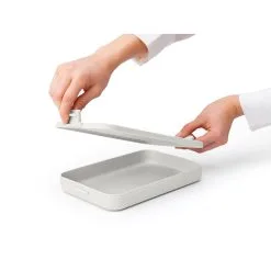 Brabantia Make & Take Lunchbox Plat Lichtgrijs 7 Brabantia Make & Take Lunchbox Plat Lichtgrijs -Keukengerei Verkoop 102 2841 3 1