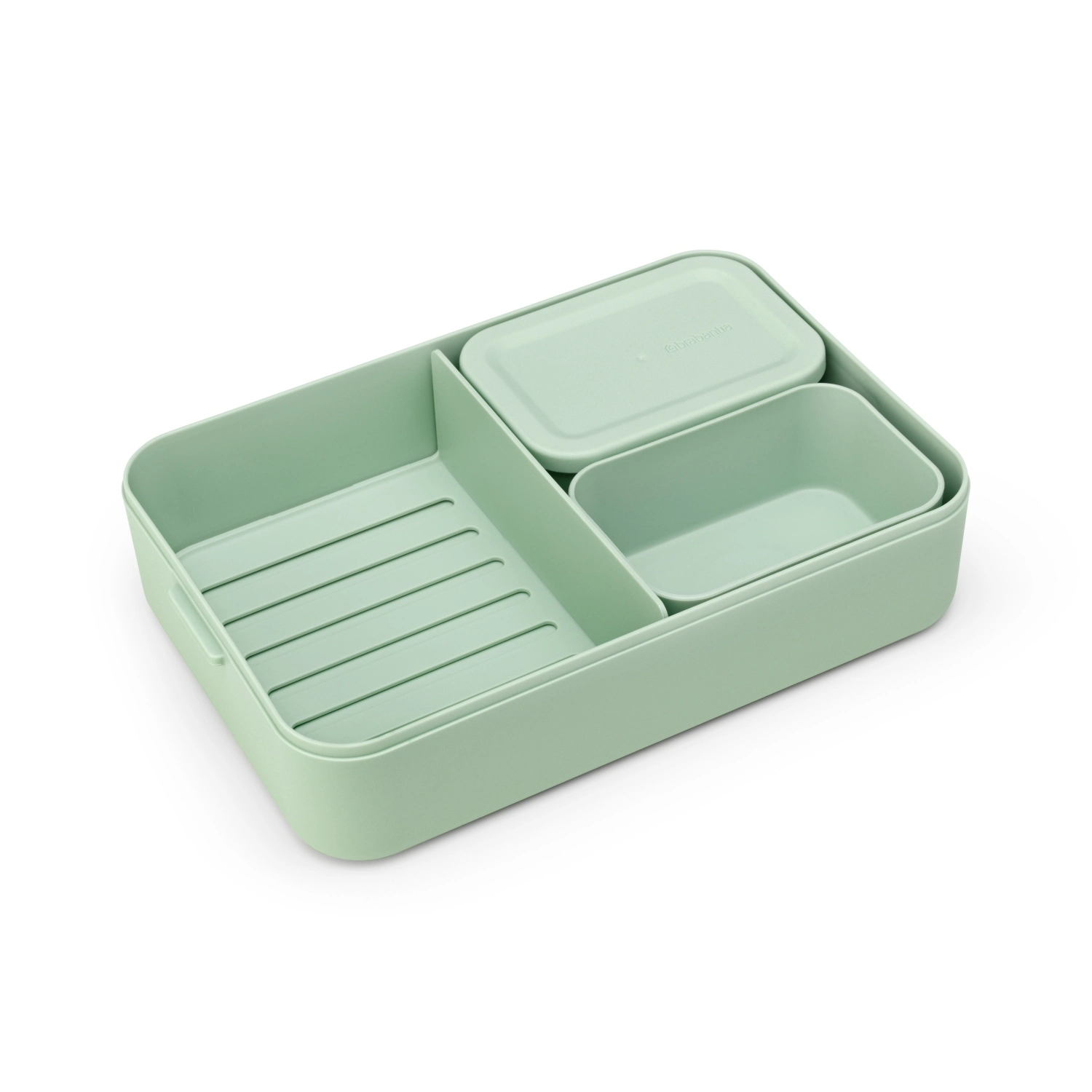 Brabantia Make & Take Bento Lunchbox Groot Jade Groen 1 Brabantia Make & Take Bento Lunchbox Groot Jade Groen