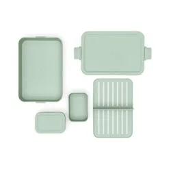 Brabantia Make & Take Bento Lunchbox Groot Jade Groen 9 Brabantia Make & Take Bento Lunchbox Groot Jade Groen -Keukengerei Verkoop 102 3527 4 1