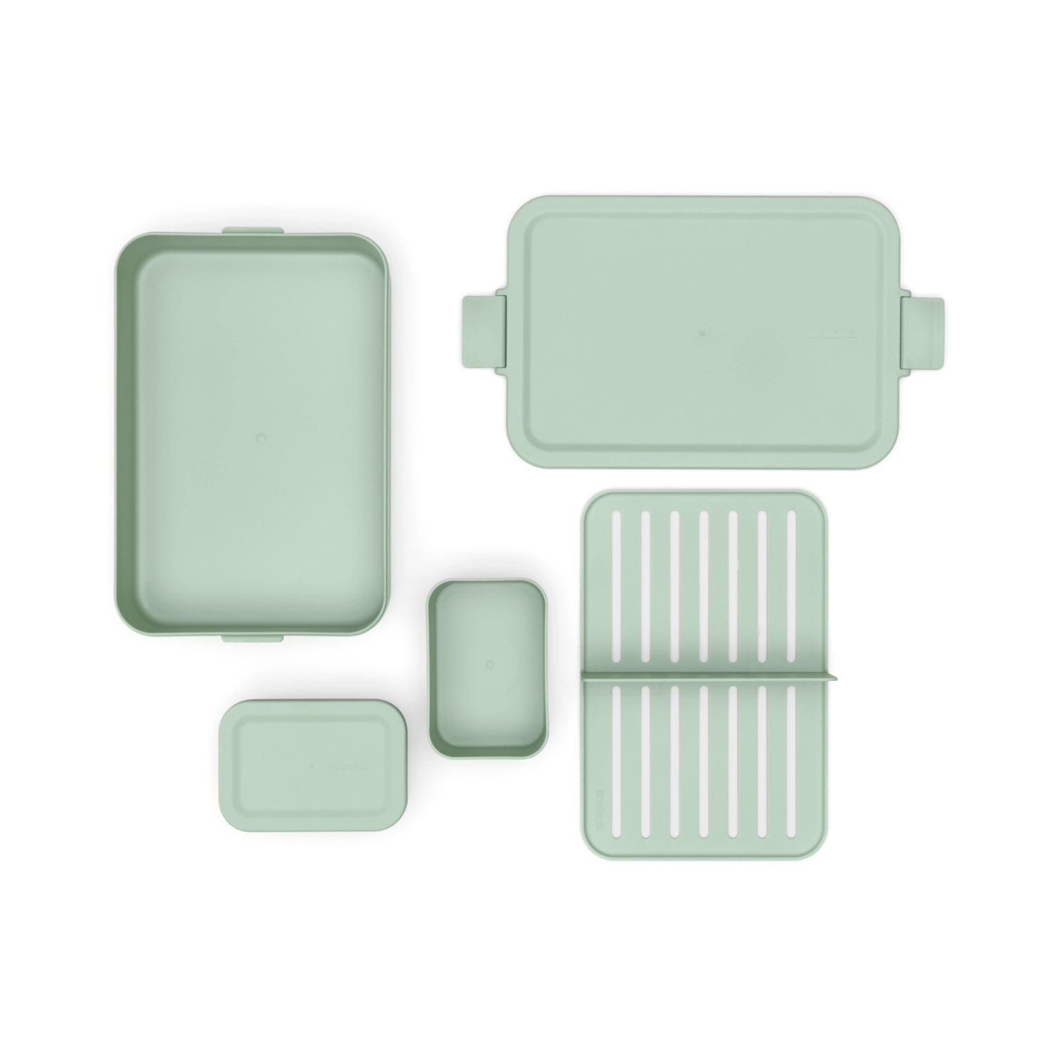 Brabantia Make & Take Bento Lunchbox Groot Jade Groen 4 Brabantia Make & Take Bento Lunchbox Groot Jade Groen - Afbeelding 4