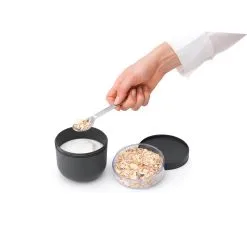 Brabantia Make En Take Yoghurtbeker 0,5 Liter Donkergrijs -Keukengerei Verkoop 102 4180 3 1