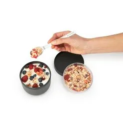 Brabantia Make En Take Yoghurtbeker 0,5 Liter Donkergrijs -Keukengerei Verkoop 102 4180 4 1
