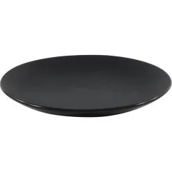Bord 21cm Mat Zwart