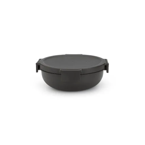 Brabantia Make En Take Salade Lunchkom 1,3 Liter Donkergrijs -Keukengerei Verkoop 102 6344 1
