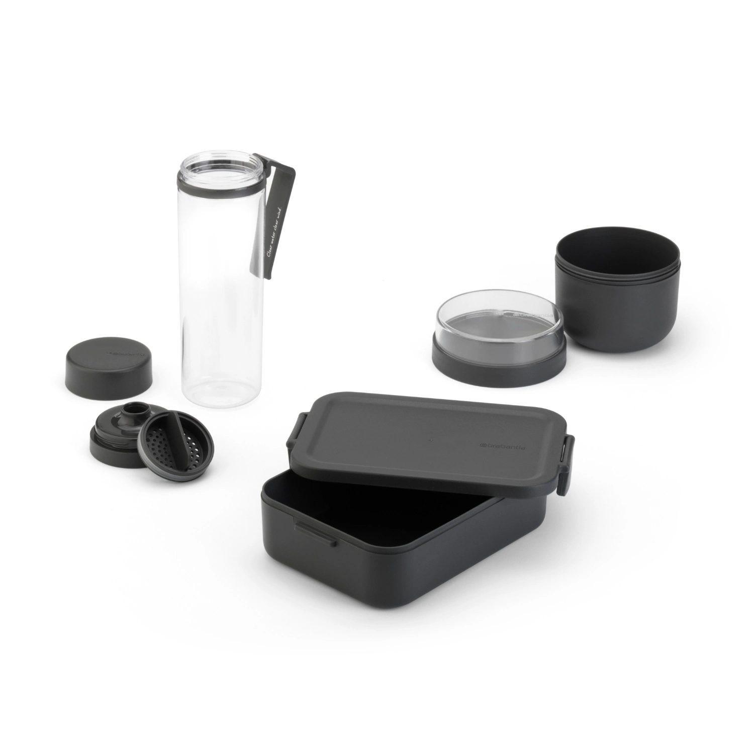 Brabantia Make En Take Ontbijt En Lunchset Dark Grey 1 Brabantia Make En Take Ontbijt En Lunchset Dark Grey