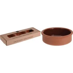Excellent Houseware Tapasschalen Terracotta3 Stuks -Keukengerei Verkoop 102 8083 3 1