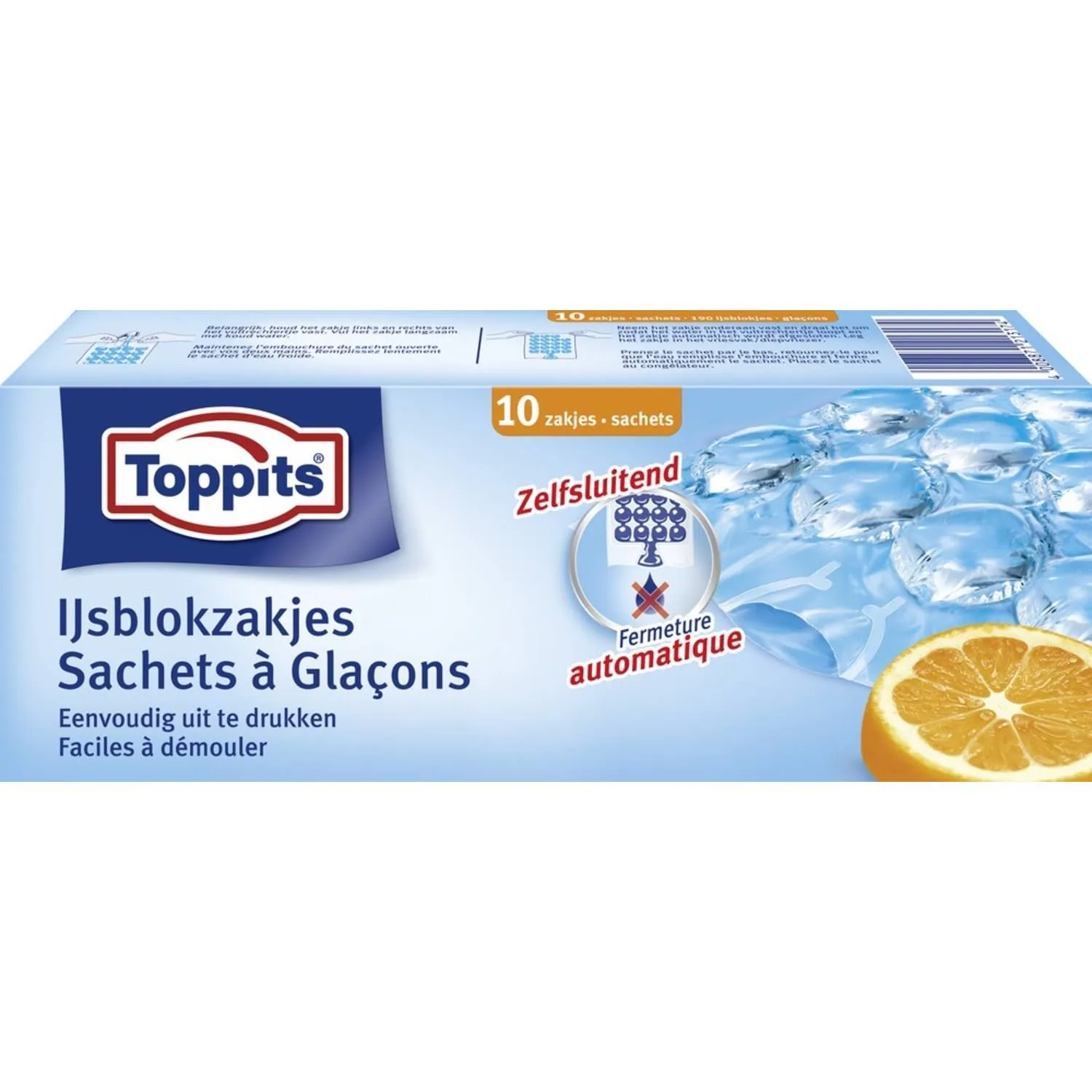 Toppits IJsblokzakjes 10 Stuks 1 Toppits IJsblokzakjes 10 Stuks