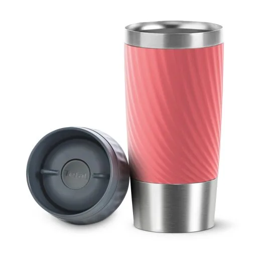 Tefal Travel Mug EasyTwist Isoleerbeker Koraalrood -Keukengerei Verkoop 104 1610 1