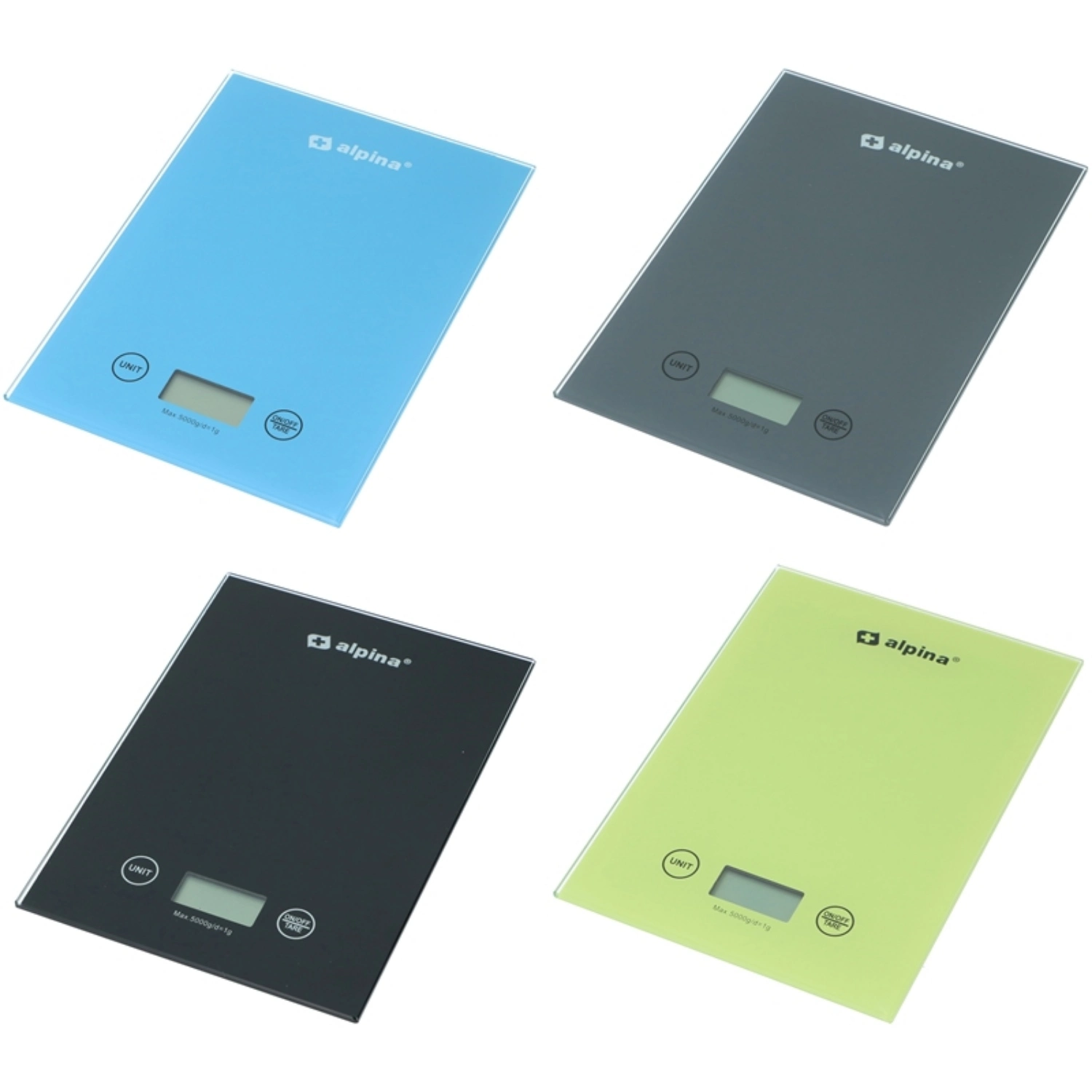 Alpina Keukenweegschaal 5 Kg Assorti 5 Alpina Keukenweegschaal 5 Kg Assorti - Afbeelding 5