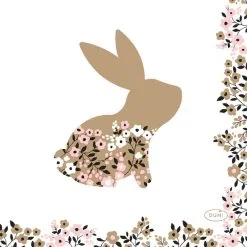Paas Servetten Blooming Bunnies 24x24 Cm