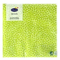 Servetten Playful Dots Kiwi 33x33 Cm