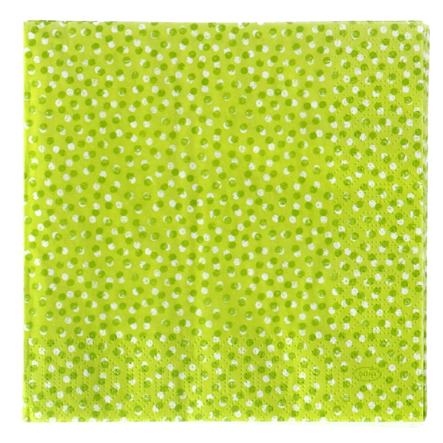 Servetten Playful Dots Kiwi 33x33 Cm 3 Servetten Playful Dots Kiwi 33x33 Cm - Afbeelding 3