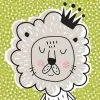 Servetten Playful Lion King 33x33 Cm