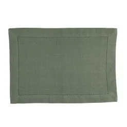 Linen&More Placemat Indi Army Green 35 X 50 Cm Set Of 4