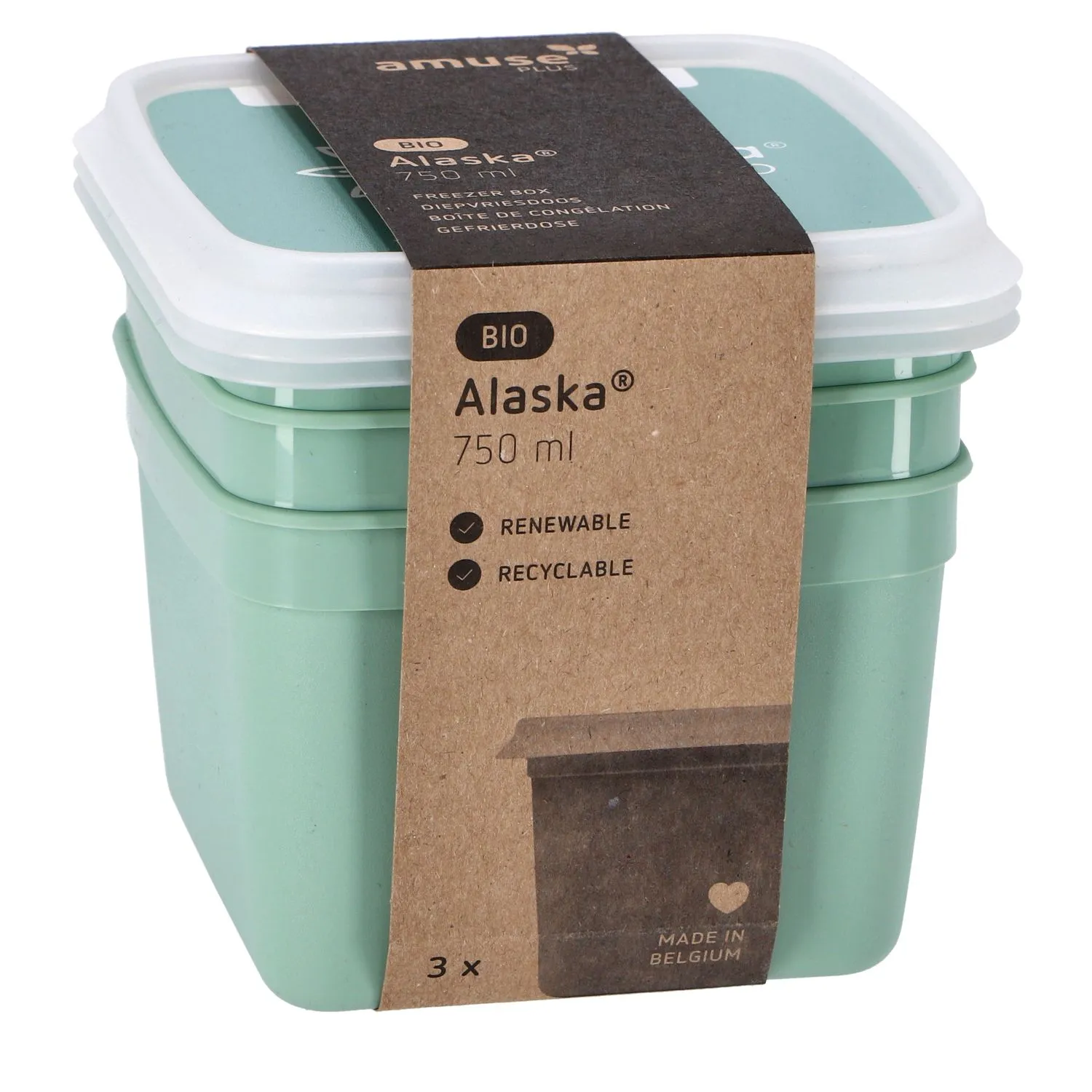 Dbp Alaska 3 Diepvriesdozen Vierkant 0.75 L 3 Dbp Alaska 3 Diepvriesdozen Vierkant 0.75 L - Afbeelding 3