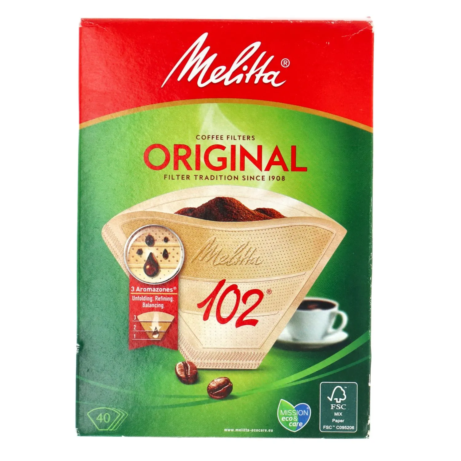 Melitta Filters 102/40 Bruin 2 Melitta Filters 102/40 Bruin - Afbeelding 2