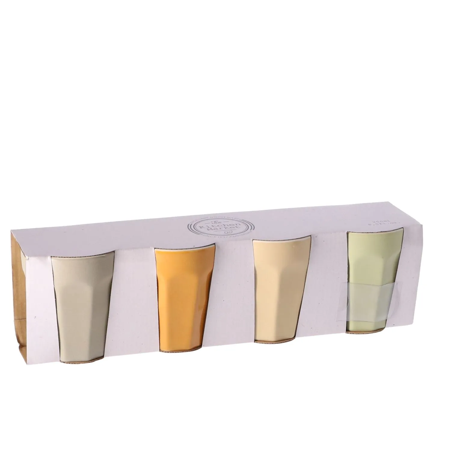 Bekerset Porselein 250 Ml 4 Stuks 1 Bekerset Porselein 250 Ml 4 Stuks