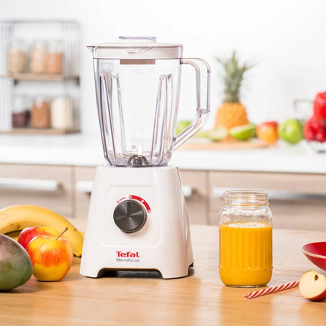 Tefal Blender Blendforce II Plastic Wit 4 Tefal Blender Blendforce II Plastic Wit - Afbeelding 4