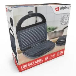 Alpina Contactgrill 750W 15 Alpina Contactgrill 750W -Keukengerei Verkoop 209 6779 1