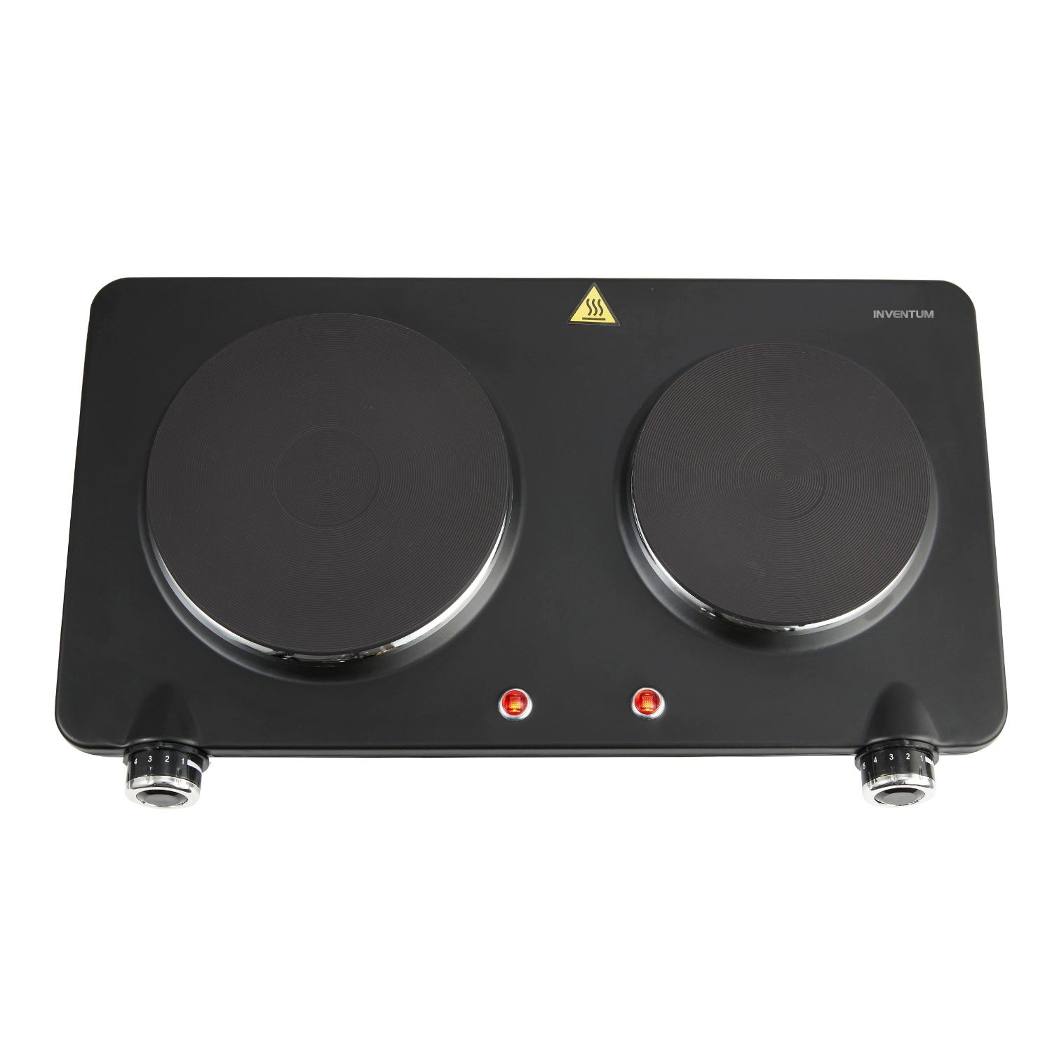 Inventum Elektrische Kookplaat, 2 Pits, 15 En 18cm 2 Inventum Elektrische Kookplaat, 2 Pits, 15 En 18cm - Afbeelding 2