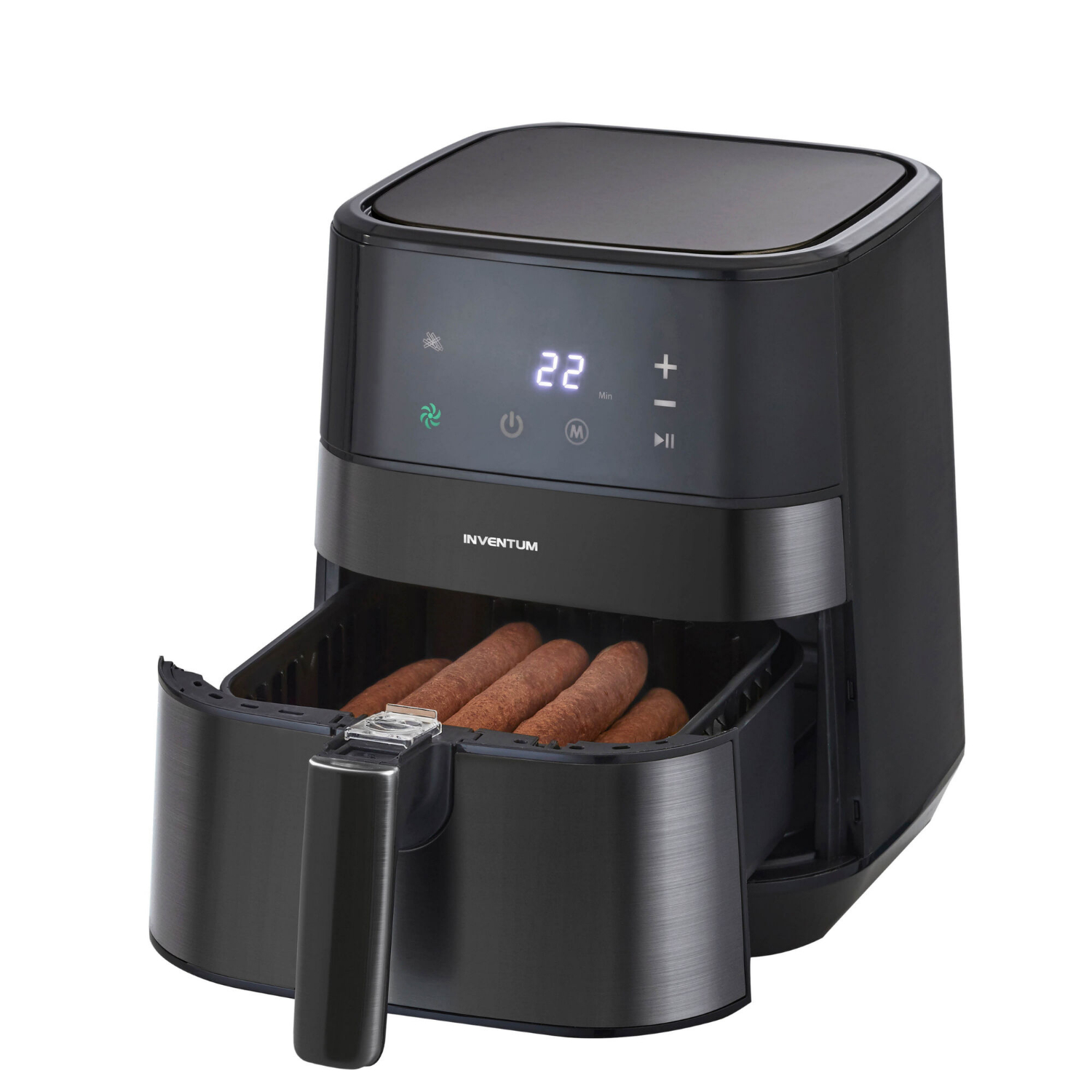 Inventum Airfryer GF350HLDB 3,5 L 1500W Zwart 4 Inventum Airfryer GF350HLDB 3,5 L 1500W Zwart - Afbeelding 4
