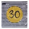 Servetten 30th Birthday 33x33 Cm